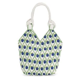 Viral Berry Beaded Handbag